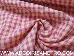 Crepom vichy - Salmão e rosa