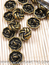 BOTÃO METÁLICO DE PÉ 24MM - NÓ