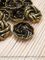 BOTÃO METÁLICO DE PÉ 36MM - NÓ