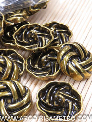 BOTÃO METÁLICO DE PÉ 36MM - NÓ