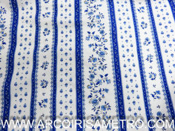 TECIDO  ESTAMPA  FRENCH  PROVENCE - RISCAS