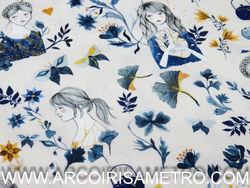 Katia - Popelina  estampado - Kintsugi Woman 2001