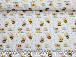 Fustão estampado - Abelhas