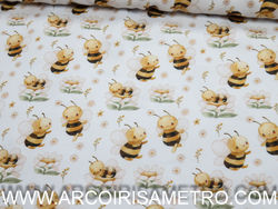 Fustão estampado - Abelhas