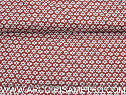 Gotas - Flores fundo tijolo