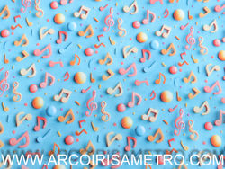 TECIDO DIGITAL - NOTAS MUSICAIS