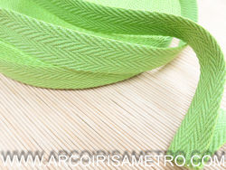 Percinta espiga - 30mm - VERDE ALFACE