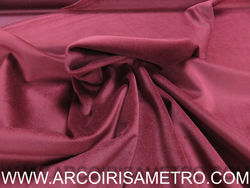 VELOUR - DARK CHRISTMAS RED