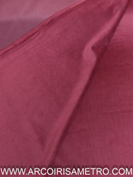VELOUR - DARK CHRISTMAS RED