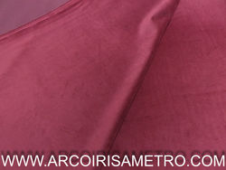 VELOUR - DARK CHRISTMAS RED