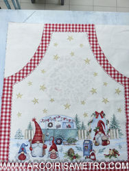 APRON - CHRISMAS WITH GNOMES