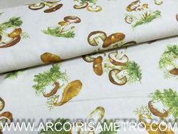 Tecido anti-mancha - COGUMELOS