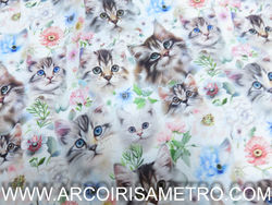 ED DIGITAL PRINT FABRIC - CUTE KITTENS