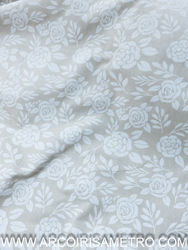 Bormio with linen - WHITE ROSES