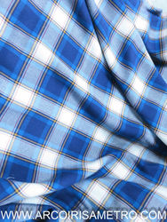 VIELA FABRIC -  BLUE CHECK
