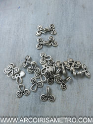 ALAMAR METALICO  -  COLCHETE DECORATIVO -  CARACOIS