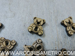 Botão de coco - URSINHO 12MM