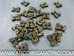 Botão de coco - URSINHO 12MM