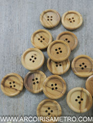 BOTAO DE MADEIRA  2 CM DIA.