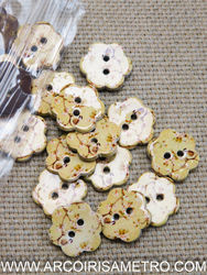 Botão de coco - Flor 