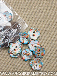 Botão de coco - Flor 