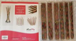 KNITPRO SYMFONIE - CONJUNTO DE 5 AGULHAS EM MADEIRAS EXOTICAS