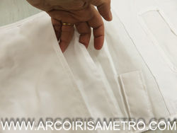 DOCUMENTO HOLDER WITH POCKETS  - WHITE