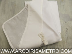 Cotton diaper with aida strip - Gray  